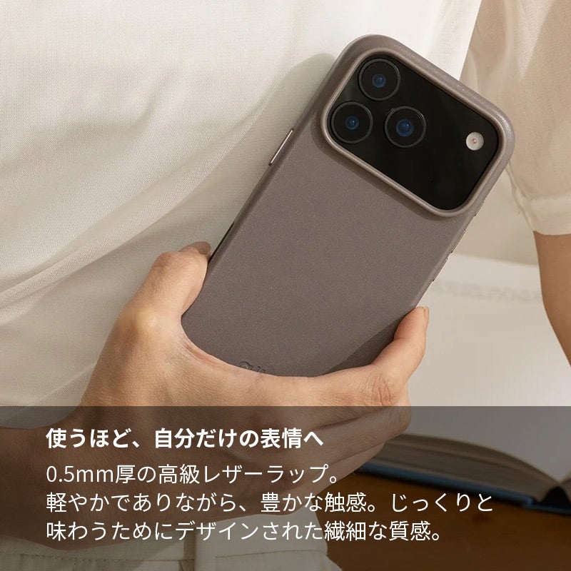 iPhone18 Pro / iPhone18 ProMax / iPhone17 Pro / iPhone17 ProMax / 本革 レザー MagSafe対応 背面ケース 耐衝撃 米軍 mil規格