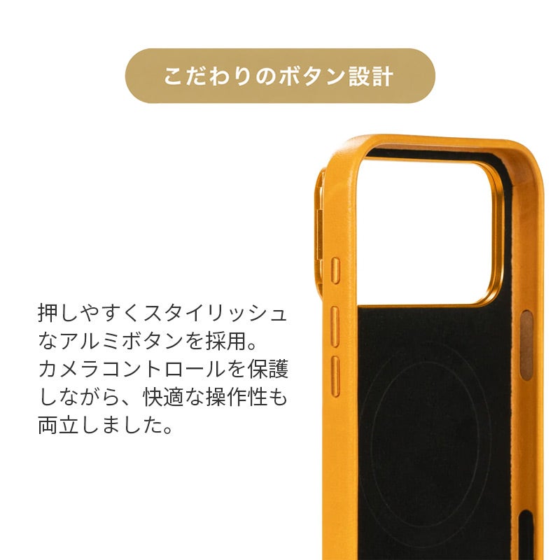 iPhone18 Pro / iPhone18 ProMax / iPhone17 Pro / iPhone17 ProMax / 本革 レザー スタンド付き MagSafe対応 背面ケース 耐衝撃 米軍