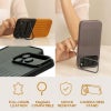 iPhone18 Pro / iPhone18 ProMax / iPhone17 Pro / iPhone17 ProMax / 本革 レザー スタンド付き MagSafe対応 背面ケース 耐衝撃 米軍