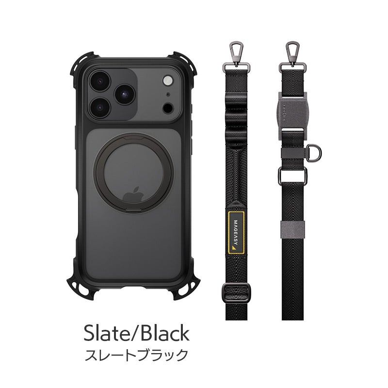 iPhone18 Pro / iPhone18 ProMax / iPhone17 Pro / iPhone17 ProMax ケース 耐衝撃 スマホケース MagSafe ショルダー スタンド リング