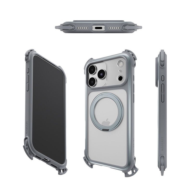iPhone18 Pro / iPhone18 ProMax / iPhone17 Pro / iPhone17 ProMax ケース 耐衝撃 スマホケース MagSafe ショルダー スタンド リング