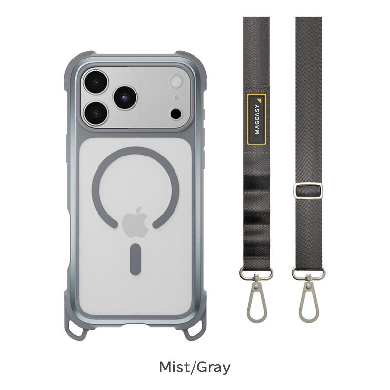iPhone18 Pro / iPhone18 ProMax / iPhone17 Pro / iPhone17 ProMax ケース 耐衝撃 スマホケース MagSafe ショルダー クリアケース