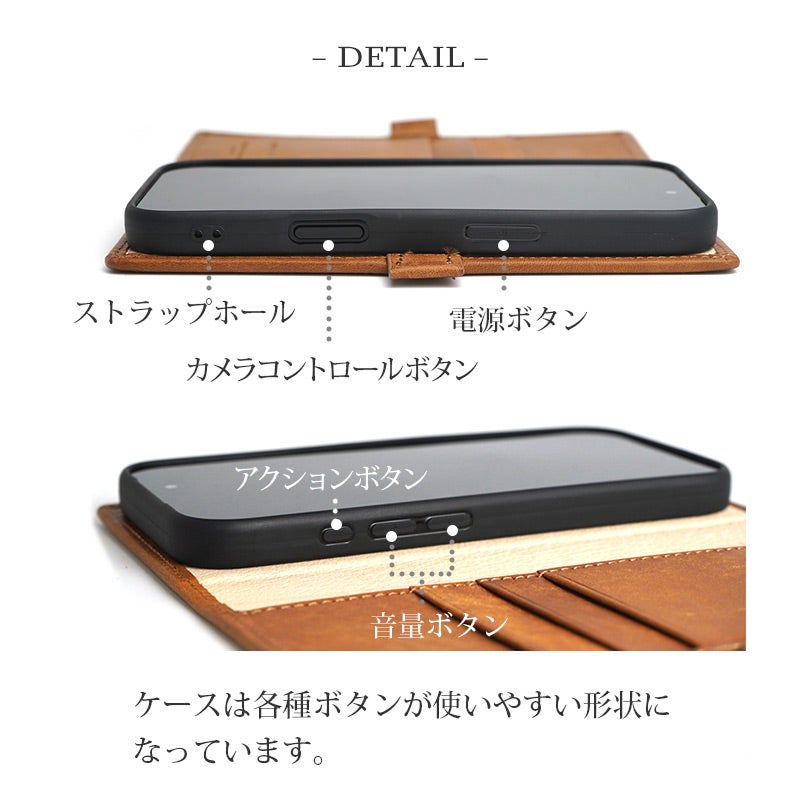 iPhone18 Pro 手帳型ケース iPhone17 Pro ケース 手帳型 ブランド 本革 スマホケース レザー アイフォン 18プロ 17プロ スマホケース