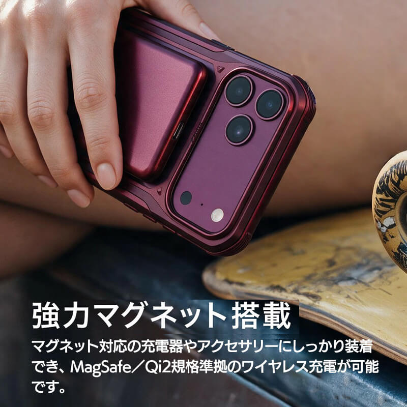 iPhone18 Pro / iPhone18 ProMax / iPhone17 Pro / iPhone17 ProMax / RAPTIC Shield Evo MagSafe対応 背面ケース 耐衝撃 米軍 mil規格