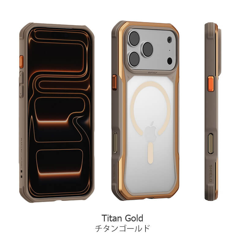 iPhone18 Pro / iPhone18 ProMax / iPhone17 Pro / iPhone17 ProMax / RAPTIC Shield Evo MagSafe対応 背面ケース 耐衝撃 米軍 mil規格